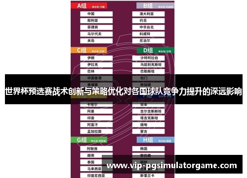 世界杯预选赛战术创新与策略优化对各国球队竞争力提升的深远影响