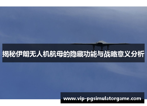 揭秘伊朗无人机航母的隐藏功能与战略意义分析